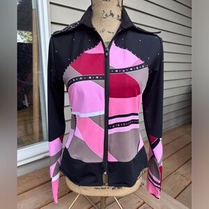 Horse Tack - Ladies Small Medium Western Rail Show Shirt